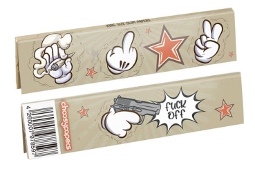 Choosypapers King Size Slim Zigarettenpapier Comic Hands